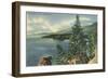 Flathead Lake, Montana-null-Framed Art Print