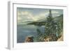 Flathead Lake, Montana-null-Framed Art Print