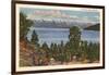 Flathead Lake, Montana-null-Framed Art Print