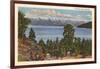 Flathead Lake, Montana-null-Framed Art Print