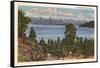 Flathead Lake, Montana-null-Framed Stretched Canvas