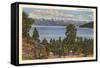 Flathead Lake, Montana-null-Framed Stretched Canvas