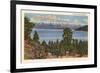 Flathead Lake, Montana-null-Framed Art Print