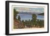 Flathead Lake, Montana-null-Framed Art Print