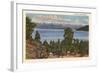 Flathead Lake, Montana-null-Framed Art Print