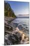 Flathead Lake, Sunrise Light at West Shore State Park Near Lakeside, Montana, USA-Chuck Haney-Mounted Photographic Print