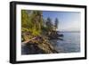 Flathead Lake, Sunrise Light at West Shore State Park Near Lakeside, Montana, USA-Chuck Haney-Framed Photographic Print