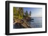 Flathead Lake, Sunrise Light at West Shore State Park Near Lakeside, Montana, USA-Chuck Haney-Framed Photographic Print