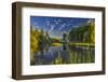 Flathead River Catches Morning Light in the Flathead Valley, Montana-Chuck Haney-Framed Photographic Print