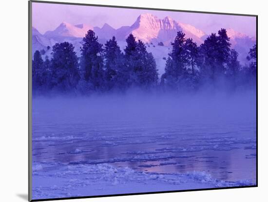 Flathead River in Mission Valley, Montana, USA-Chuck Haney-Mounted Photographic Print