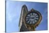 Flatiron and Clock-Robert Goldwitz-Stretched Canvas