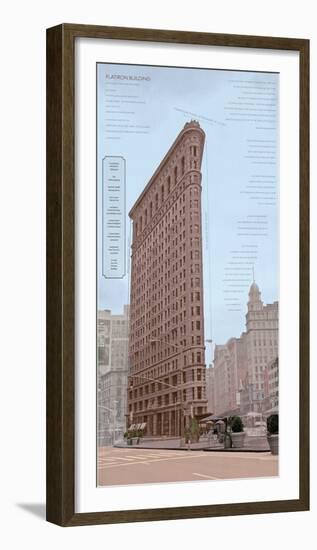 Flatiron Architecture-Phil Maier-Framed Art Print