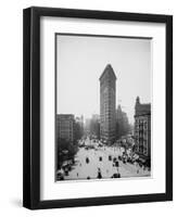 Flatiron Building, 1904-null-Framed Premium Photographic Print