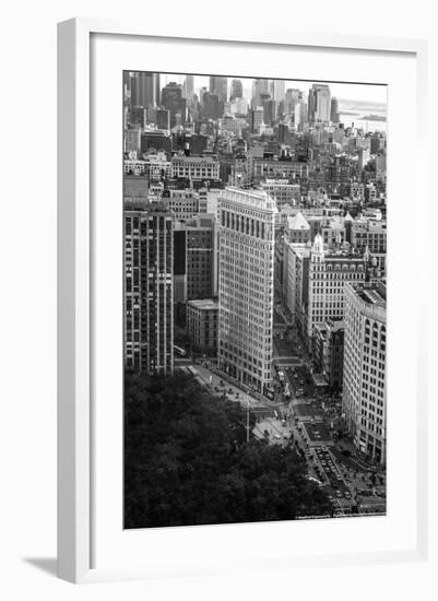 Flatiron Building Aerial-null-Framed Photo