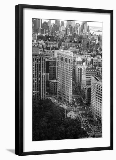 Flatiron Building Aerial-null-Framed Photo