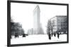 Flatiron Building After Snowstorm-William Henry Jackson-Stretched Canvas