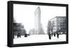 Flatiron Building After Snowstorm-William Henry Jackson-Framed Stretched Canvas