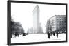 Flatiron Building After Snowstorm-William Henry Jackson-Stretched Canvas