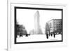 Flatiron Building After Snowstorm-William Henry Jackson-Framed Art Print