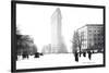 Flatiron Building After Snowstorm-William Henry Jackson-Stretched Canvas