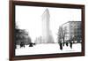 Flatiron Building After Snowstorm-William Henry Jackson-Framed Art Print