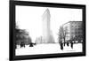 Flatiron Building After Snowstorm-William Henry Jackson-Framed Art Print