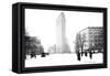 Flatiron Building After Snowstorm-William Henry Jackson-Framed Stretched Canvas