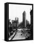 Flatiron Building and Broadway-null-Framed Stretched Canvas