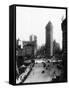Flatiron Building and Broadway-null-Framed Stretched Canvas