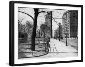 Flatiron Building and Madison Square, New York City, USA, C1930S-Ewing Galloway-Framed Giclee Print
