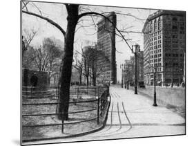 Flatiron Building and Madison Square, New York City, USA, C1930S-Ewing Galloway-Mounted Giclee Print