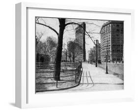 Flatiron Building and Madison Square, New York City, USA, C1930S-Ewing Galloway-Framed Giclee Print