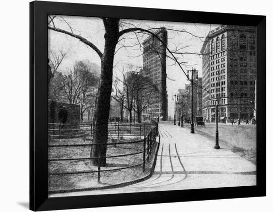 Flatiron Building and Madison Square, New York City, USA, C1930S-Ewing Galloway-Framed Giclee Print