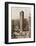 Flatiron Building, c.1912 (sepia)-null-Framed Art Print