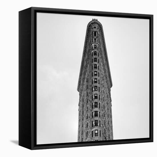 Flatiron Building Facade-Philippe Hugonnard-Framed Stretched Canvas