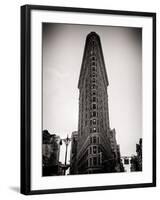 Flatiron Building Facade-Philippe Hugonnard-Framed Photographic Print