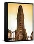 Flatiron Building Facade-Philippe Hugonnard-Framed Stretched Canvas