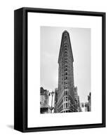 Flatiron Building Facade-Philippe Hugonnard-Framed Stretched Canvas