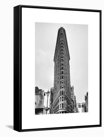 Flatiron Building Facade-Philippe Hugonnard-Framed Stretched Canvas