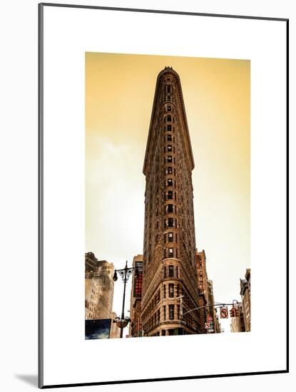 Flatiron Building Facade-Philippe Hugonnard-Mounted Art Print