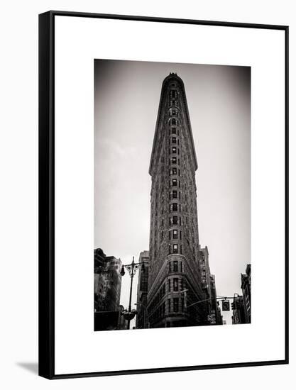 Flatiron Building Facade-Philippe Hugonnard-Framed Stretched Canvas