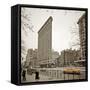 Flatiron Building, Fifth Avenue and Broadway, New York City, USA-Alan Copson-Framed Stretched Canvas