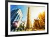 Flatiron Building II - In the Style of Oil Painting-Philippe Hugonnard-Framed Premium Giclee Print