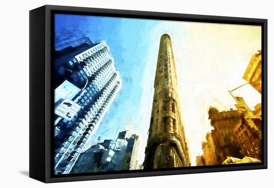 Flatiron Building II-Philippe Hugonnard-Framed Stretched Canvas