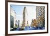 Flatiron Building III - In the Style of Oil Painting-Philippe Hugonnard-Framed Giclee Print