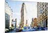 Flatiron Building III - In the Style of Oil Painting-Philippe Hugonnard-Mounted Giclee Print