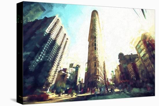 Flatiron Building III-Philippe Hugonnard-Stretched Canvas