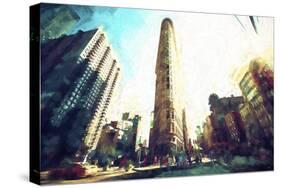 Flatiron Building III-Philippe Hugonnard-Stretched Canvas