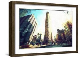 Flatiron Building III-Philippe Hugonnard-Framed Giclee Print