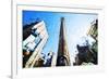 Flatiron Building - In the Style of Oil Painting-Philippe Hugonnard-Framed Giclee Print